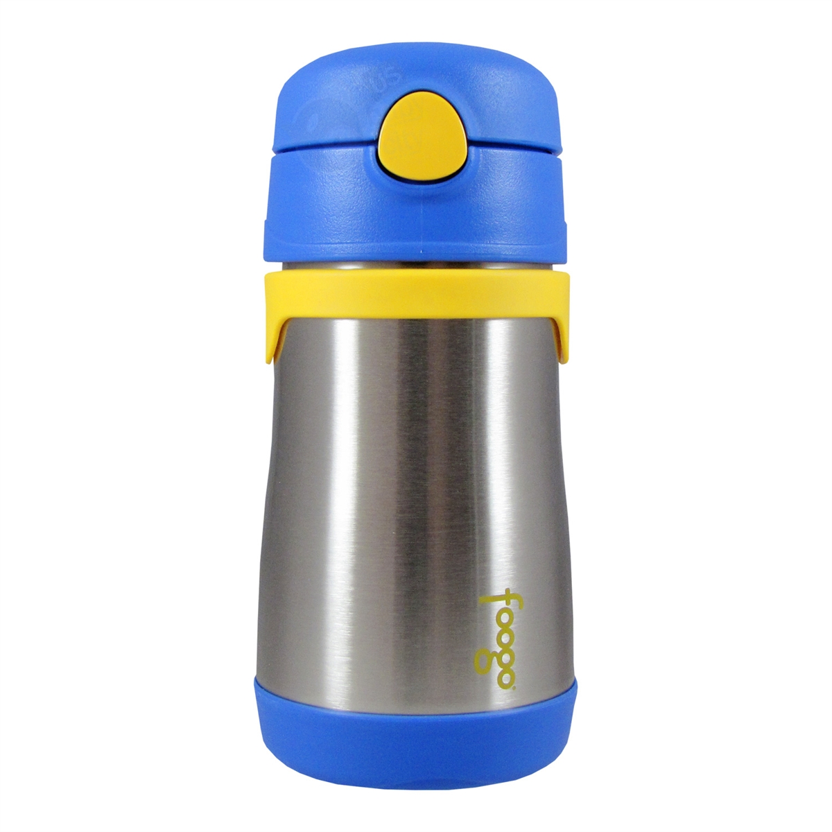 Thermos Foogo 10 oz Vacuum Insulated Stainless Steel Straw Bottle -  Blue/Green