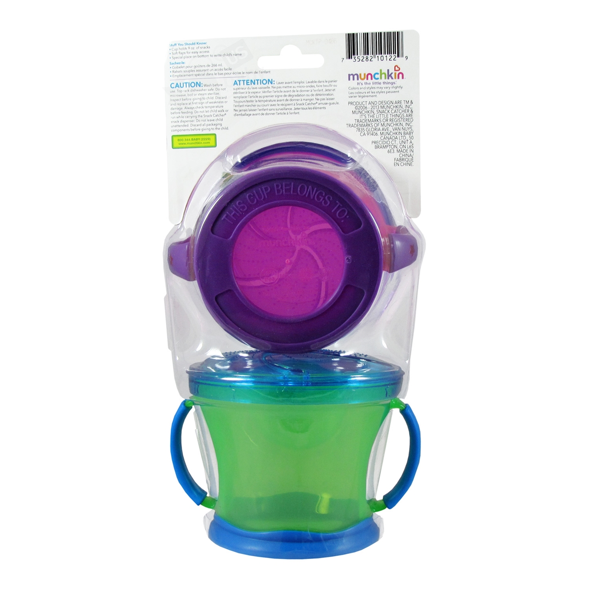 Munchkin Snack Catcher, Toddler Snack Container, Snack Cup