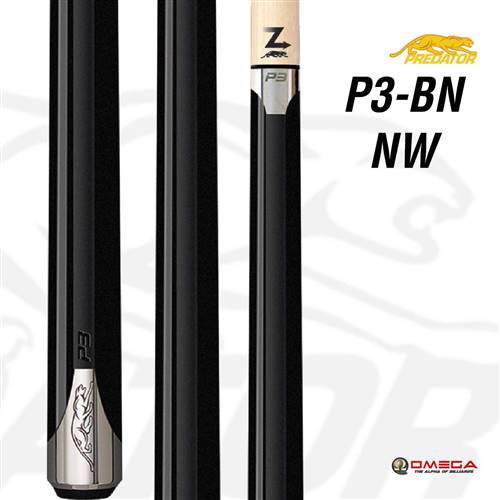 Predator Cue - P3 BLACK NO WRAP