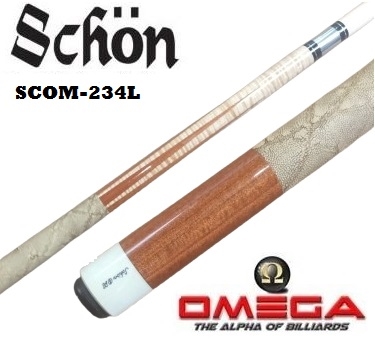 Schon Cues - SCOM234L Pk ivory wood leather