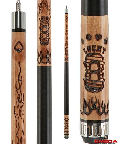 Outlaw OL51 Hand Blowtorched Cue