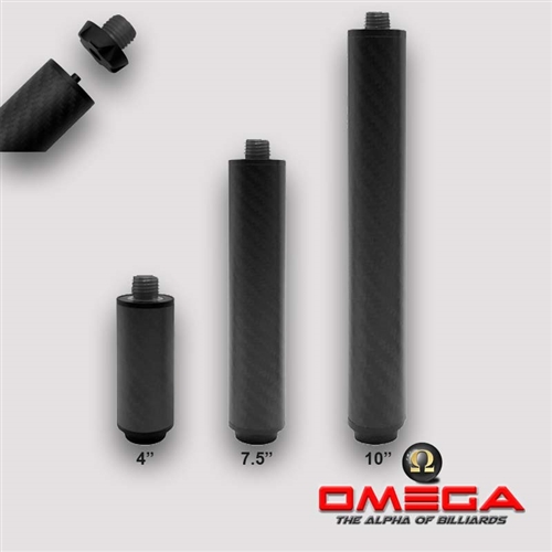 Carbon V2 Fiber Extension  4" Fits on Predator cue