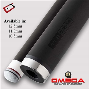 Cuetec Cynergy Carbon Shaft - Silver Collar - 3/8x14