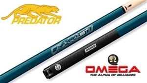 Predator Cue -  Shorty /Junior 52"  Teal SW