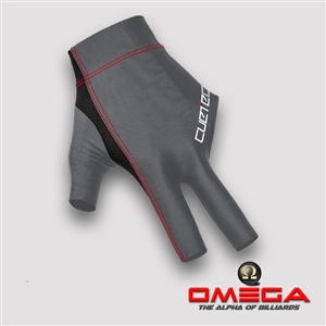 Cuetec Axis Glove - fits on RIGHT hand GRAY