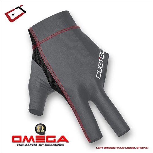 Cuetec Axis Glove - fits on RIGHT hand GRAY