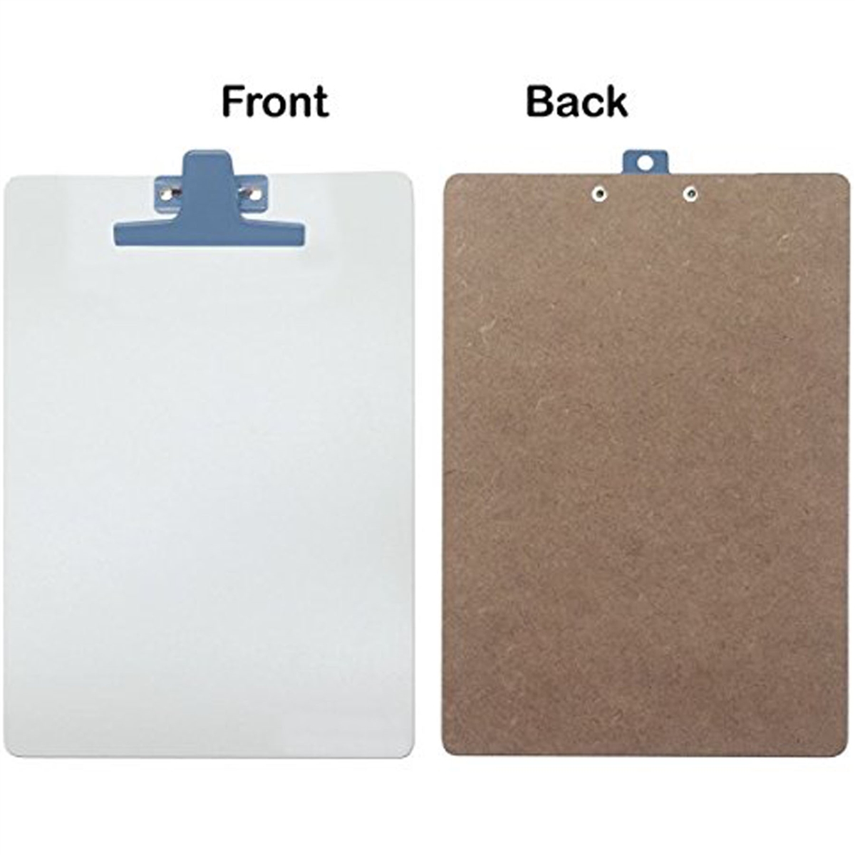 11x17 Clipboard Acrylic Panel Featuring an Arch Clip White