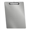 Acrimet Aluminum Clipboard Letter Size A4 (13 9/16" x 9 1/4") Low Profile Clip (Silver Color) (1 Pack)