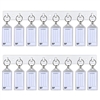 Acrimet Key Tag Rack w/8 Keyring Tags 2-Pack (White with Crystal Color) Code 143.4