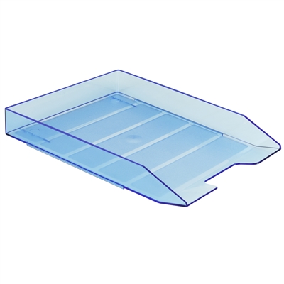 Acrimet Stackable Letter Tray (Clear Blue Color) (1 Unit) Code 211.2