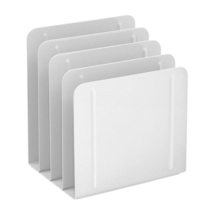 Acrimet Desk Metal File Sorter 4 Compartments (White Color) 223.2