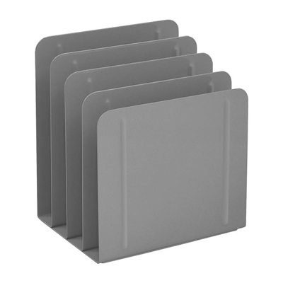 Acrimet Desk Metal File Sorter 4 Compartments (Silver Color) 223.4