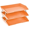 Acrimet Facility 3 Tier Letter Tray (Orange Citrus Color) Code 255.L.C / O.C