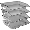 Acrimet Facility Letter Tray 4 Tier (Clear Smoke Color) Code 256.1