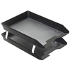 Acrimet Facility 2 Tier Letter Tray Front Load (Solid Black Color) Code 263.4