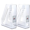 Acrimet Magazine File Holder (Crystal Color) 2 Pack Code 277.2