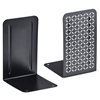 Acrimet Bookends Design Series (Black Bookend with Silver Design) (1 Pair Pack) Code 298.0