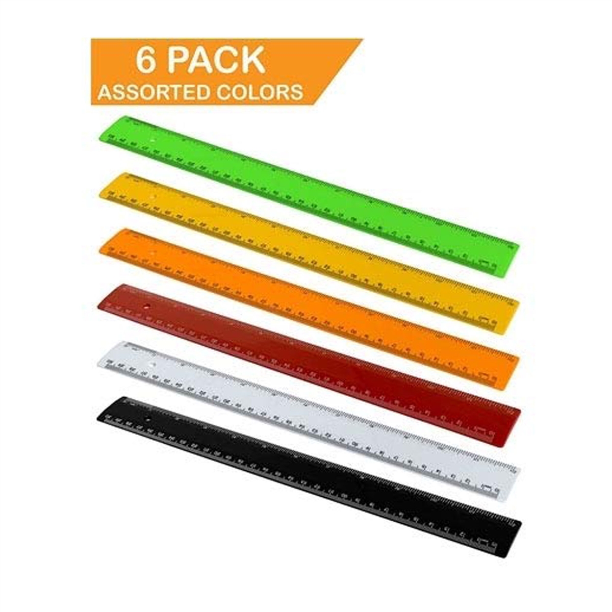 Plastic Ruler, 12 inch