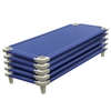 Acrimet Premium Stackable Daycare Nap Cot Blue 5 Pack  713.5