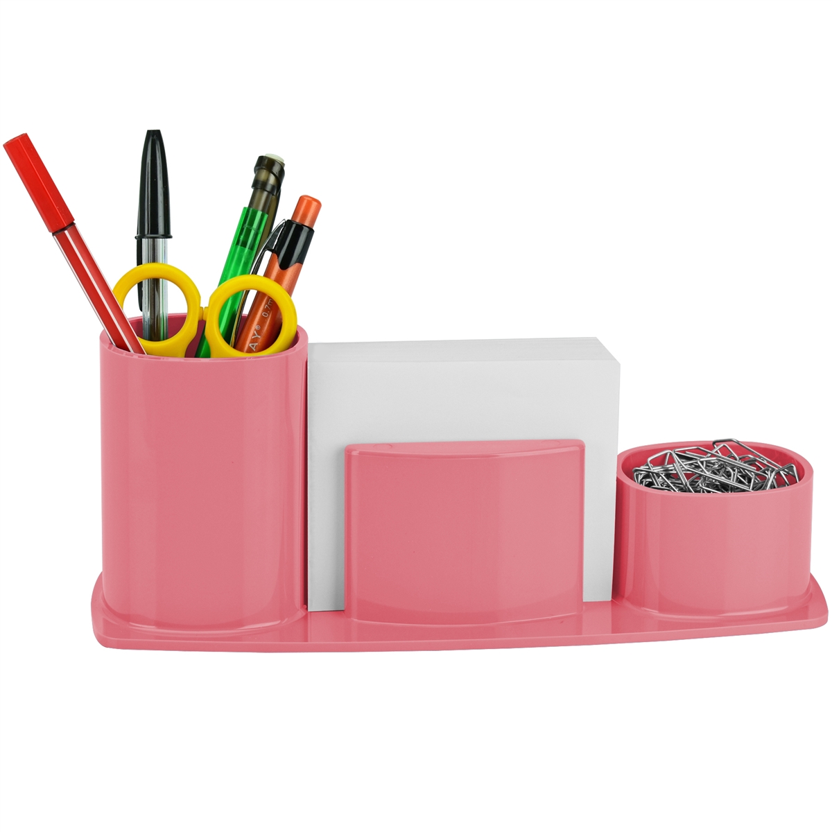 4-Trays Desktop File Organizer with Pen Holder | Paper Letter Tray with  Drawer and 2 Pen Holder | Mesh Office Supplies Desk Organizer for Home  Office