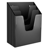 Acrimet Vertical File Folder Organizer (Solid Black Color) Code 864.4