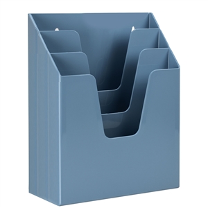 Acrimet Vertical File Folder Organizer (Solid Blue Color) Code 864.AO