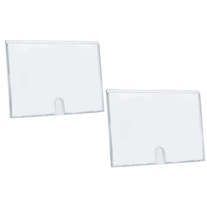 Acrimet Wall Mount Sign Holder Display 17.5â€ x 12.5â€ Self Adhesive (A3 Size) (2 Pack) (Clear Crystal) Code 873.4