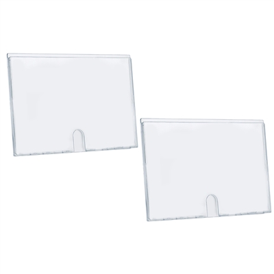 Acrimet Wall Mount Sign Holder Display 17.5â€ x 12.5â€ Self Adhesive (A3 Size) (2 Pack) (Clear Crystal) Code 873.4