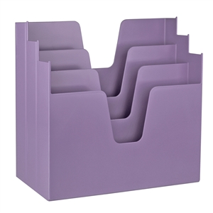 Acrimet Horizontal Triple Hanging File Folders Purple 874.4