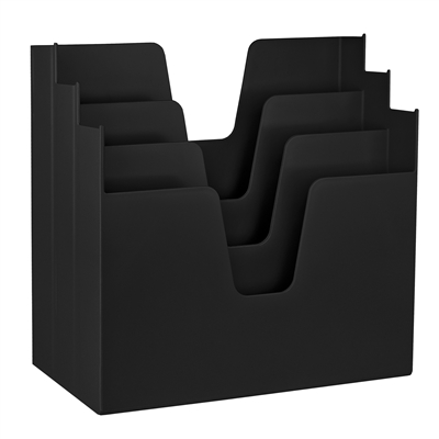 Acrimet Horizontal Triple Hanging File Folders Black 874.6
