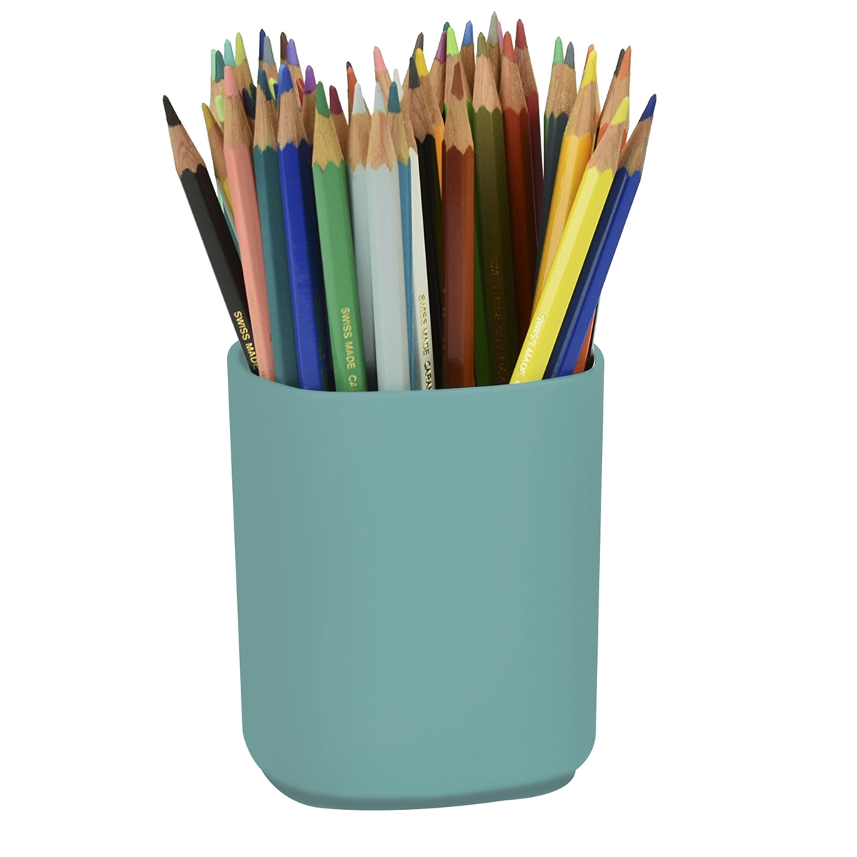 Acrimet Jumbo Pencil Holder Cup (Clear Green Color)