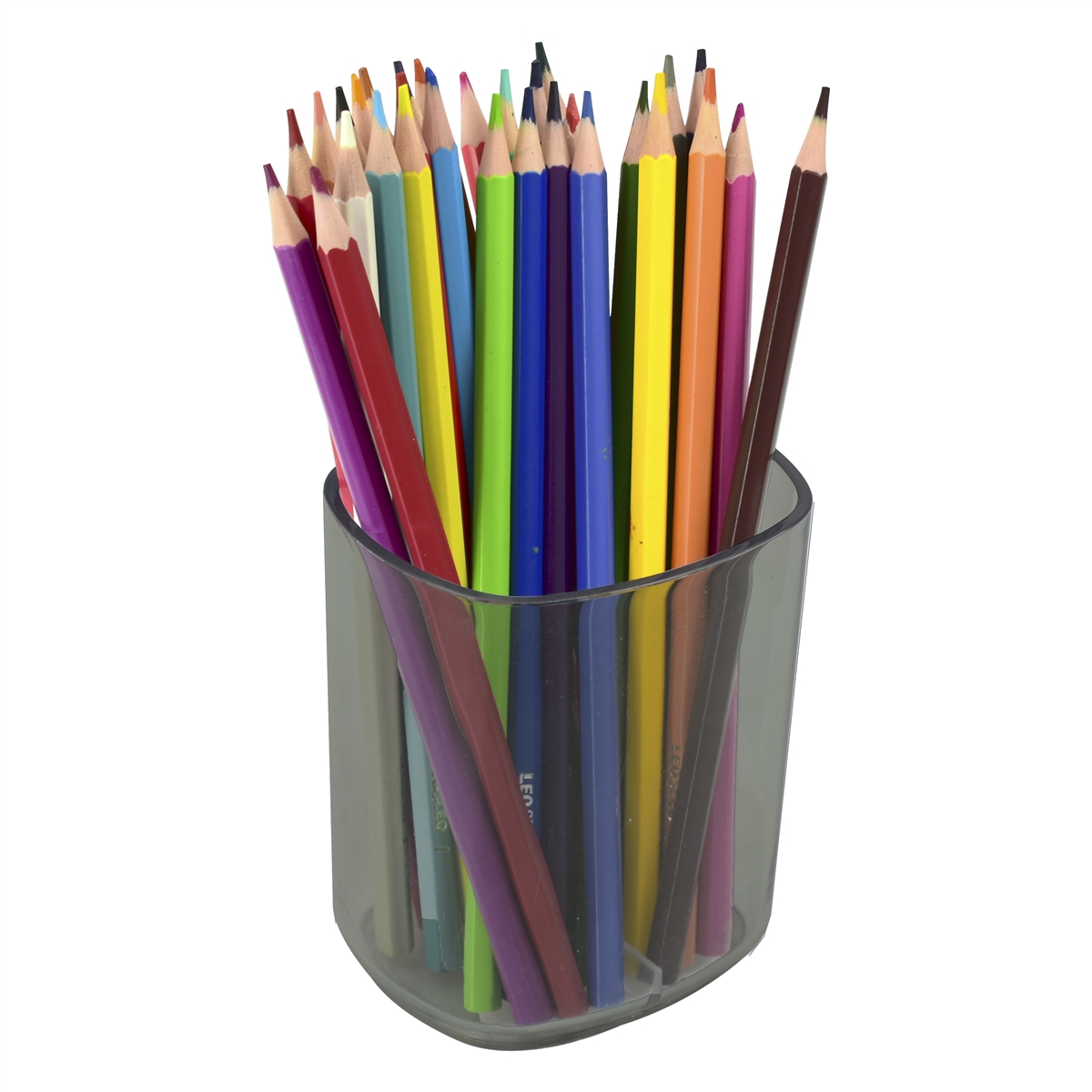 Acrimet Jumbo Pencil Holder, Pen Cup, Caddy Super-Sized Desktop Black