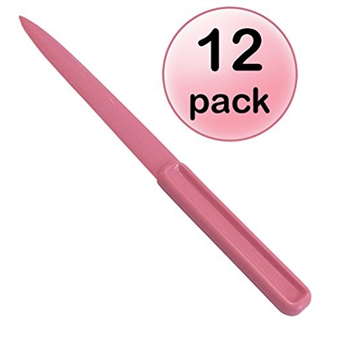 Acrimet Letter Opener - Pack with 12 (Solid Pink Color) Code 951.9