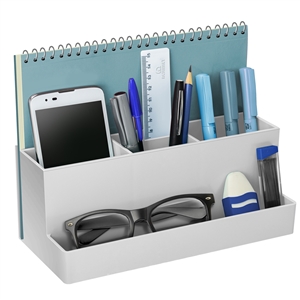 Acrimet Desktop Multi Organizer Caddy Holder White 959.2