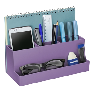 Acrimet Millennium Desk Organizer Pencil Paper Clip Cup Holder (With Paper)  (Solid Pink Color) Code 740.9