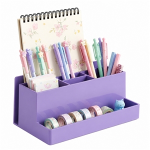 Acrimet Desktop Multi Organizer Caddy Holder Purple 959.3