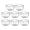 Acrimet Desk Drawer Organizer Clear Crystal 8 Pack 970.0