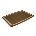 epicurean 17.5" x 13" nutmeg with natural core groove board