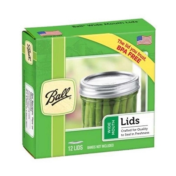 ball pack of 12 replacement wide mouth jar lids