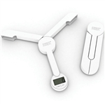 joseph joseph white triscale folding digital scale