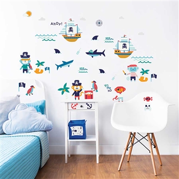 walltastic pirate wall stickers