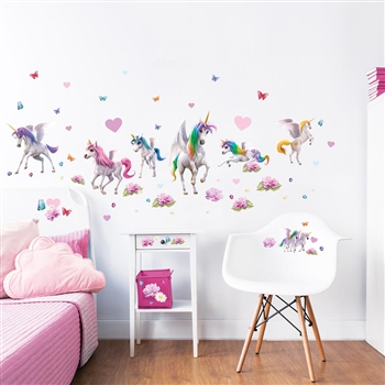 walltastic magical unicorn wall stickers