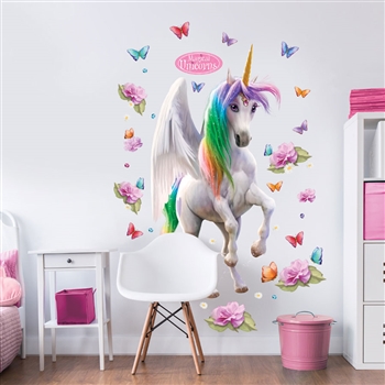 walltastic magical unicorn large character