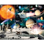 walltastic space adventure wallpaper mural