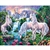 walltastic unicorn paradise wallpaper mural