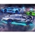 walltastic neon supercars wall mural