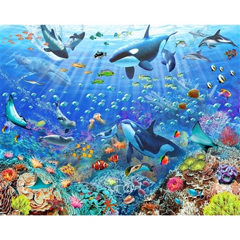 walltastic underwater scene wall mural