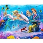 walltastic magical mermaids wall mural