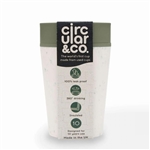 circular&co circular cup 8oz cream & honest green