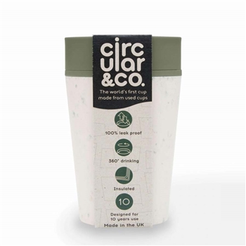 circular&co circular cup 8oz cream & honest green